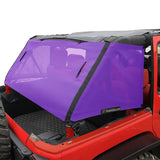 Jeep Wrangler Sun Shade JKU 2007-2018 JK Unlimited 4 Door Cage Mesh Screen Sunshade -One time Install 10 years Warranty