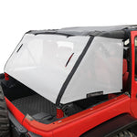 Jeep Wrangler Sun Shade JKU 2007-2018 JK Unlimited 4 Door Cage Mesh Screen Sunshade -One time Install 10 years Warranty