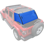 Shadeidea Jeep Wrangler JL Sun Shade ● JLU 4 Door Sunshade ● Mesh Screen Trunk Cage Cover ● Unlimited (2018-Current) New Model Robicon Sahara Sport S ● Includes Pouch Grab Bag-10 Years Warranty