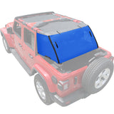 Shadeidea Jeep Wrangler JL Sun Shade JLU 4 Door Sunshade Mesh Screen Trunk Cage Cover Unlimited (2018-2023) New Model Robicon Sahara Sport S -10 Year Warranty