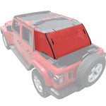 Shadeidea Jeep Wrangler JL Sun Shade JLU 4 Door Sunshade Mesh Screen Trunk Cage Cover Unlimited (2018-2023) New Model Robicon Sahara Sport S -10 Year Warranty