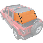 Shadeidea Jeep Wrangler JL Sun Shade ● JLU 4 Door Sunshade ● Mesh Screen Trunk Cage Cover ● Unlimited (2018-Current) New Model Robicon Sahara Sport S ● Includes Pouch Grab Bag-10 Years Warranty