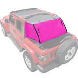 Shadeidea Jeep Wrangler JL Sun Shade ● JLU 4 Door Sunshade ● Mesh Screen Trunk Cage Cover ● Unlimited (2018-Current) New Model Robicon Sahara Sport S ● Includes Pouch Grab Bag-10 Years Warranty