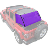 Shadeidea Jeep Wrangler JL Sun Shade ● JLU 4 Door Sunshade ● Mesh Screen Trunk Cage Cover ● Unlimited (2018-Current) New Model Robicon Sahara Sport S ● Includes Pouch Grab Bag-10 Years Warranty