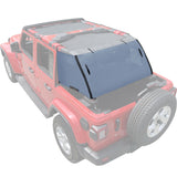 Shadeidea Jeep Wrangler JL Sun Shade JLU 4 Door Sunshade Mesh Screen Trunk Cage Cover Unlimited (2018-2023) New Model Robicon Sahara Sport S -10 Year Warranty