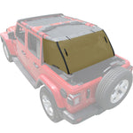 Shadeidea Jeep Wrangler JL Sun Shade JLU 4 Door Sunshade Mesh Screen Trunk Cage Cover Unlimited (2018-2023) New Model Robicon Sahara Sport S -10 Year Warranty