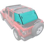 Shadeidea Jeep Wrangler JL Sun Shade JLU 4 Door Sunshade Mesh Screen Trunk Cage Cover Unlimited (2018-2023) New Model Robicon Sahara Sport S -10 Year Warranty