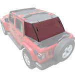 Shadeidea Jeep Wrangler JL Sun Shade JLU 4 Door Sunshade Mesh Screen Trunk Cage Cover Unlimited (2018-2023) New Model Robicon Sahara Sport S -10 Year Warranty