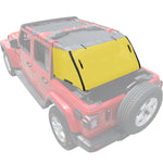 Shadeidea Jeep Wrangler JL Sun Shade ● JLU 4 Door Sunshade ● Mesh Screen Trunk Cage Cover ● Unlimited (2018-Current) New Model Robicon Sahara Sport S ● Includes Pouch Grab Bag-10 Years Warranty