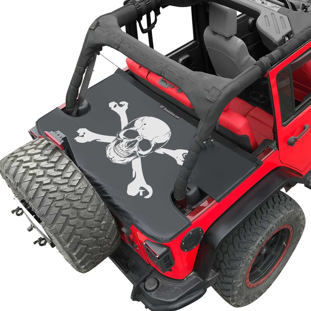 Jeep Wrangler Tonneau Cover JK Unlimited 4 Door Rear Trunk