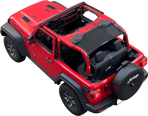 Shadeidea Jeep Wrangler Top Sun Shade Sunshade Roof JL 2 Door 2018-2023 - Customized