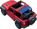Shadeidea Jeep Wrangler Top Sun Shade Sunshade Roof JL 2 Door 2018-2023 - Customized