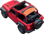 Shadeidea Jeep Wrangler Top Sun Shade Sunshade Roof JL 2 Door 2018-2023 - Customized