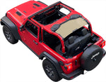 Shadeidea Jeep Wrangler Top Sun Shade Sunshade Roof JL 2 Door 2018-2023 - Customized