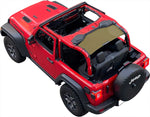 Shadeidea Jeep Wrangler Top Sun Shade Sunshade Roof JL 2 Door 2018-2023 - Customized