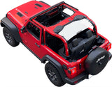 Shadeidea Jeep Wrangler Top Sun Shade Sunshade Roof JL 2 Door 2018-Current