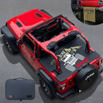 Shadeidea Jeep Wrangler Tonneau Cover JL 2 Door Rear Trunk Ton Cargo Vinyl Tailgate Cover for ( 2018-Current) New Model Robicon Sahara Sport S - 3 Years Lasting