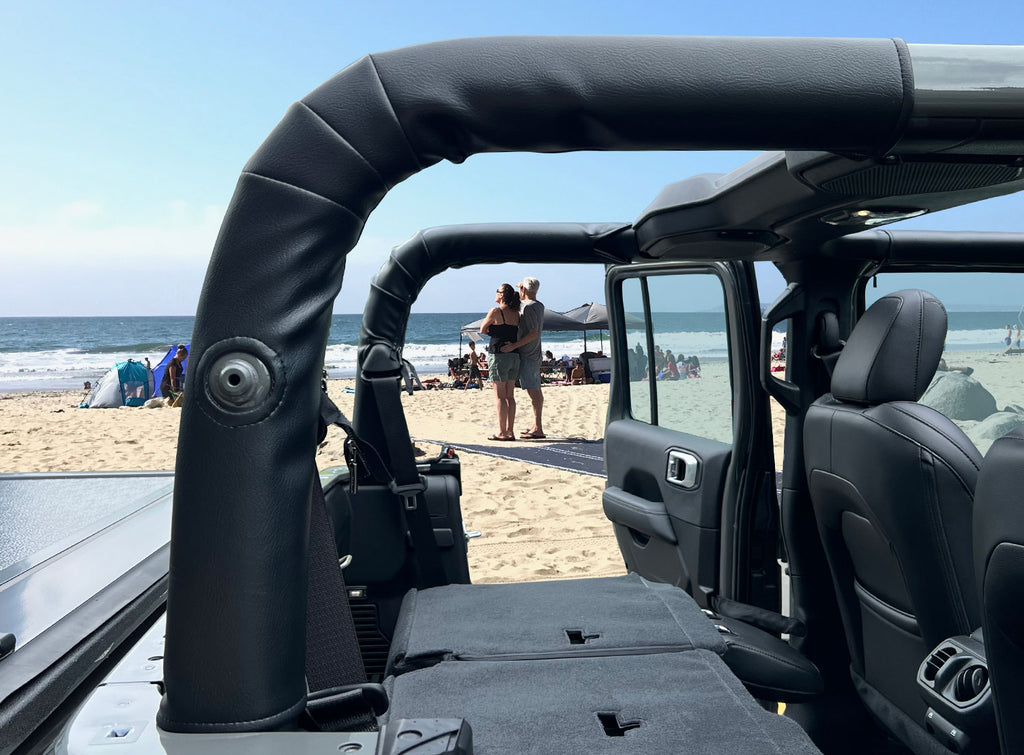 Gladiator Padding Shadeidea Jeep Gladiator JT Roll Bar Padding (2018-2023) - Black Vinyl