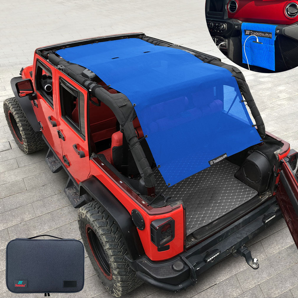 For Jeep Wrangler JK 2007-2017 2/4Door Car US Flag Top Sunshade Mesh For Jeep Wrangler JK 2007-2017 2/4Door Car US Flag Top Sunshade Mesh