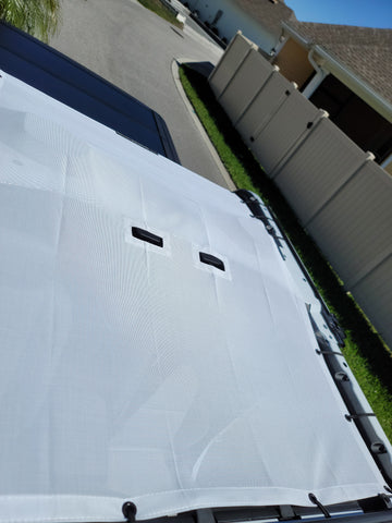 Shadeidea Jeep Gladiator Top Sun Shade JT Sunshade Roof - Customized ONLY for Upgraded Factory Alpine Speakers