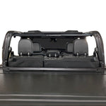 Shadeidea Jeep Gladiator Sun Shade, JT ( 2018 - 2023 ) 4 Door Top Sunshade, Rear Mesh Screen Wrangler Cover, UV Blocker with GrabBag Pouch - 10 Years Lasting