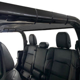 Shadeidea Jeep Gladiator Sun Shade, JT ( 2018 - 2023 ) 4 Door Top Sunshade, Rear Mesh Screen Wrangler Cover, UV Blocker with GrabBag Pouch - 10 Years Lasting