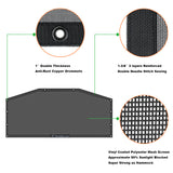 Shadeidea Jeep Gladiator Sun Shade, JT ( 2018 - 2023 ) 4 Door Top Sunshade, Rear Mesh Screen Wrangler Cover, UV Blocker with GrabBag Pouch - 10 Years Lasting