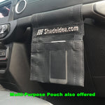 Jeep Gladiator Sunshade JT (2018-2023) 4 Door Top Sun Shade Front and Rear 2-pieces Mesh Screen Wrangler Cover UV Blocker with GrabBag Pouch - 10 Year Warranty