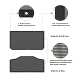 Shadeidea Jeep Wrangler Sun Shade JL 2 Door Top Sunshade (2018-2023), Front + Rear - Mesh Screen Cover, UV Blocker