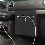 Shadeidea Jeep Wrangler Sun Shade JL 2 Door Top Sunshade (2018-2023), Front + Rear - Mesh Screen Cover, UV Blocker