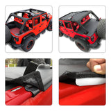 Jeep Wrangler Tonneau Cover JK Unlimited 4 Door Rear Trunk Cover Cargo Vinyl Cover for 2007-2018 JKU Tailgate Ton Cover-3 Year Warranty
