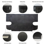 Jeep Wrangler Tonneau Cover JK Unlimited 4 Door Rear Trunk Cover Cargo Vinyl Cover for 2007-2018 JKU Tailgate Ton Cover-3 Year Warranty