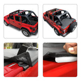 Jeep Wrangler Tonneau Cover JLU 4 Door Rear Trunk Cover Cargo Vinyl Cover for 2018+ JL Unlimited Tailgate Ton Cover-3 Years Warranty