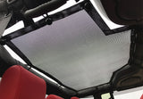 Jeep Wrangler Sun Shade JK Unlimited Rear Mesh Screen Sunshade SAHARA RUBICON SPORT S Top Cover UV Blocker with Grab Bag-One time Install 10 years Warranty