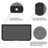 Jeep Wrangler Sun Shade JL Unlimited 2 Door and 4 Door Front Mesh Screen Sunshade JLU SAHARA RUBICON SPORT S Top Cover UV Blocker 10 year Warranty
