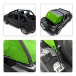 Shadeidea Jeep Wrangler JL Sun Shade JLU 4 Door Sunshade Mesh Screen Trunk Cage Cover Unlimited (2018-2023) New Model Robicon Sahara Sport S -10 Year Warranty