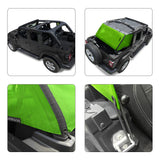 Shadeidea Jeep Wrangler JL Sun Shade ● JLU 4 Door Sunshade ● Mesh Screen Trunk Cage Cover ● Unlimited (2018-Current) New Model Robicon Sahara Sport S ● Includes Pouch Grab Bag-10 Years Warranty