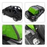 Shadeidea Jeep Wrangler JL Sun Shade JLU 4 Door Sunshade Mesh Screen Trunk Cage Cover Unlimited (2018-2023) New Model Robicon Sahara Sport S -10 Year Warranty