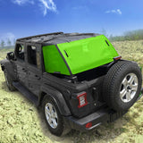 Shadeidea Jeep Wrangler JL Sun Shade JLU 4 Door Sunshade Mesh Screen Trunk Cage Cover Unlimited (2018-2023) New Model Robicon Sahara Sport S -10 Year Warranty