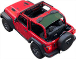 Shadeidea Jeep Wrangler Top Sun Shade Sunshade Roof JL 2 Door 2018-2023 - Customized