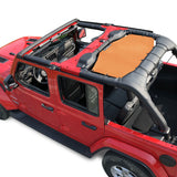 Jeep Wrangler Sun Shade JL Unlimited 4 Door (2018-2023) Rear Mesh Screen Sunshade JLU SAHARA RUBICON SPORT S MOAB Top Cover UV Blocker - 10 Year Warranty