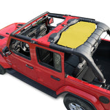 Jeep Wrangler Sun Shade JL Unlimited 4 Door (2018-2023) Rear Mesh Screen Sunshade JLU SAHARA RUBICON SPORT S MOAB Top Cover UV Blocker - 10 Year Warranty