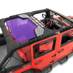 Jeep Wrangler Sun Shade JK Unlimited Rear Mesh Screen Sunshade SAHARA RUBICON SPORT S Top Cover UV Blocker - 10 Year Warranty