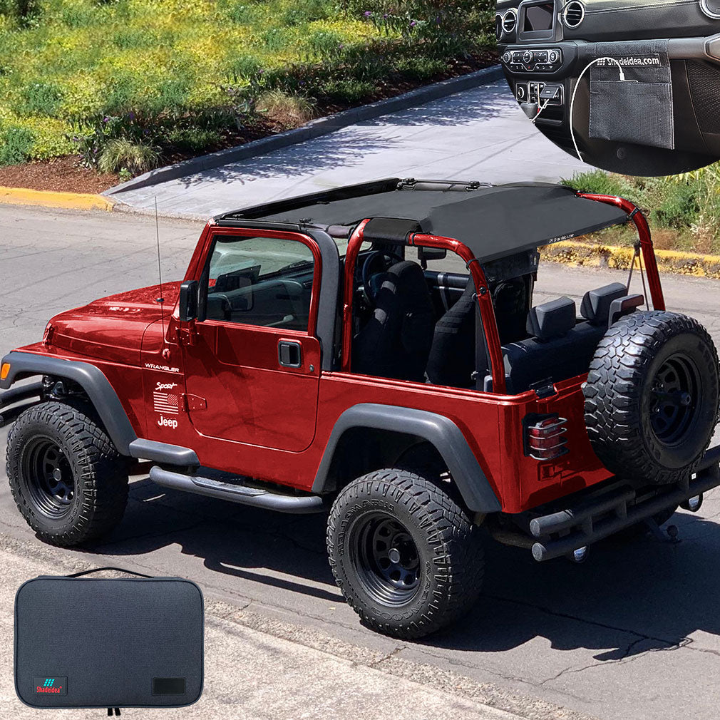 1996-2006 Jeep Wrangler TJ Sunshade – Shadeidea