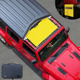 Jeep Wrangler Sun Shade JL Unlimited 2 Door and 4 Door Front Mesh Screen Sunshade JLU SAHARA RUBICON SPORT S Top Cover UV Blocker 10 year Warranty